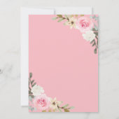 Save The Date Citrouille or rose Mariage en bois (Dos)