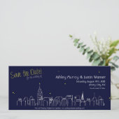 Save The Date Cityscape Enregistrer les dates - Personnalisable! (Debout devant)