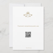 Save The Date Claddagh Irish Enregistrer Le Mariage Date (Dos)