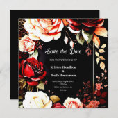 Save The Date Classe Bohême Bourgogne (Devant / Derrière)