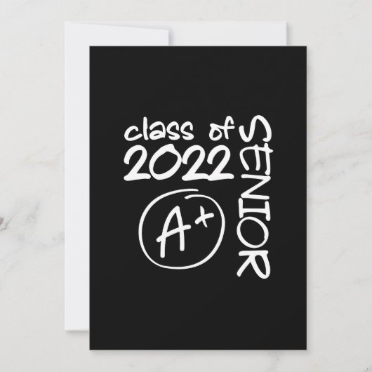 Save The Date Classe De Diplôme Supérieur A+ 2022 (Devant)