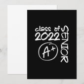 Save The Date Classe De Diplôme Supérieur A+ 2022 (Devant / Derrière)