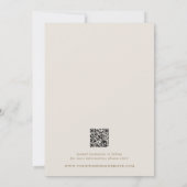 Save The Date Classic Neutral Stripes Photo Wedding (Dos)