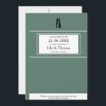Save The Date Classic Novel Book cover inspired<br><div class="desc">Give your wedding guests a glimpse of what's to come with this unique perikle coloured classic book/novel inspired Save the Date! Change the quote and make this literary lover save the date as unique as you are! © Julie McIver</div>