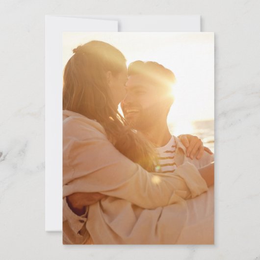 Save The Date Classic Sage & Cream Monogram Gold Crest Photo (Dos)