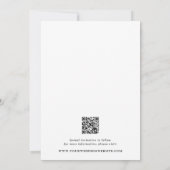 Save The Date Classic Yellow Stripes Photo Wedding (Dos)