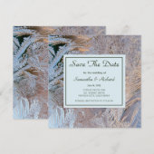 Save The Date Classy Frosted Enregistrer la date (Devant / Derrière)
