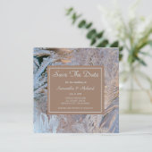 Save The Date Classy Frosted Enregistrer la date (Debout devant)