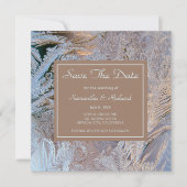 Save The Date Classy Frosted Enregistrer la date (Devant)