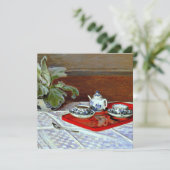 Save The Date Claude Monet - Le Service à Thé, (Debout devant)