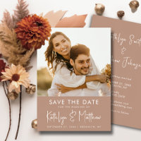 Clay Fun Script photo moderne minimaliste Mariage