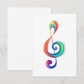 Save The Date Clé arc-en-ciel (Devant / Derrière)