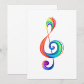 Save The Date Clé arc-en-ciel (Devant / Derrière)