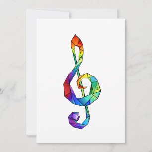 Save The Date Clé de musique arc-en-ciel