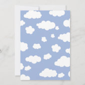 Save The Date Cloud Neuf 9 Cute Fun Whimsical Unique Mariage (Dos)