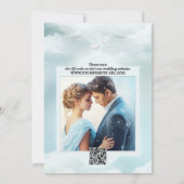 Save The Date Cloud Neuf ailes Angel Photo Enregistrer la date (Dos)