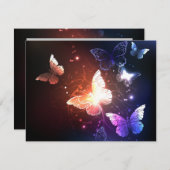 Save The Date Clowing Night Butterflies (Devant / Derrière)