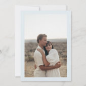 Save The Date Coastal Blue Shell Hand Drawn Seashell Wedding (Dos)