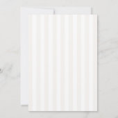 Save The Date Coastal Stripes Shell Beach Wedding (Dos)