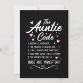 Save The Date Code de la tante (Devant)