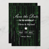 Save The Date Code matrice (Devant / Derrière)