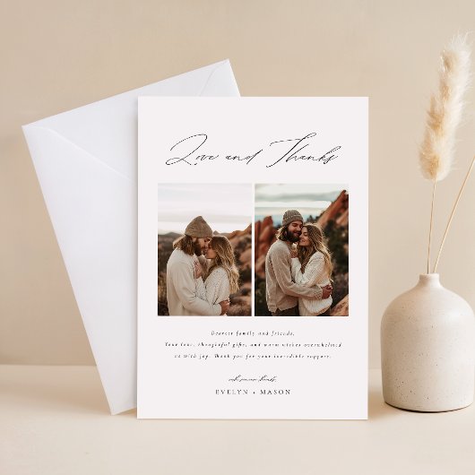 Save The Date Code QR de mariage photo Elegant Script 6