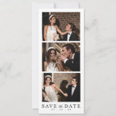 Save The Date Code QR de Photomaton de Mariage (Devant)