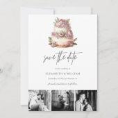 Save The Date Code QR de sauvegarde de mariage dans le jardin  (Devant)