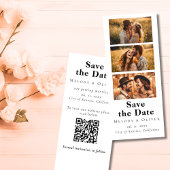 Save The Date Code QR de stand photo de mariage "Save the Date"