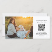 Save The Date Code QR Elle A Dit Oui ! Fiançailles mariage 4 Pho (Dos)