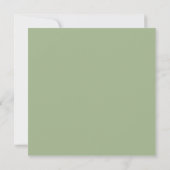 Save The Date Code QR Eucalyptus Script Heart Enregistrer la Dat (Dos)