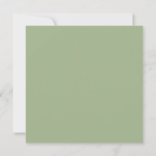 Save The Date Code QR Eucalyptus Script Heart Enregistrer la Dat (Dos)