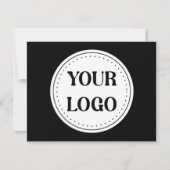 Save The Date Code QR noir élégant et élégant (Devant)