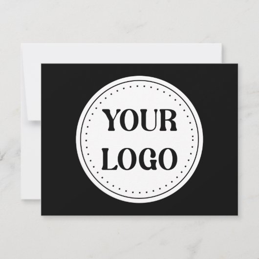 Save The Date Code QR noir élégant et élégant (Devant)