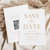 Save The Date Code QR Or Elegant