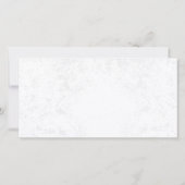 Save The Date Coeur bijoux avec papillons Morpho (Dos)