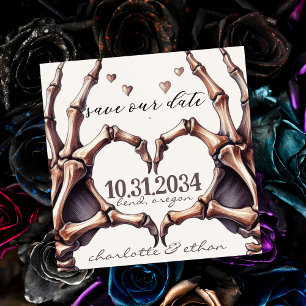 Save The Date Cœur de squelette