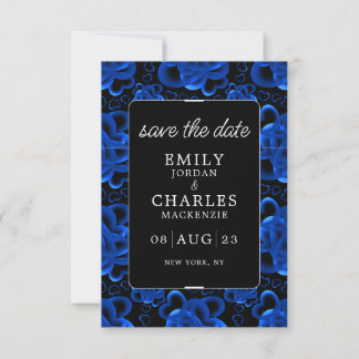 Save The Date Cœurs à profusion Élégant mariage