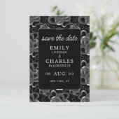 Save The Date Cœurs à profusion Élégant mariage (Debout devant)