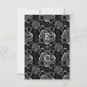 Save The Date Cœurs à profusion Élégant mariage (Dos)