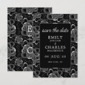 Save The Date Cœurs à profusion Élégant mariage (Devant / Derrière)