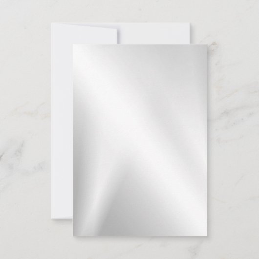 Save The Date Coeurs brillants argent mariage géométrique Élégan (Dos)