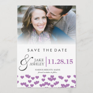 Save The Date Coeurs mariages Enregistrer les dates