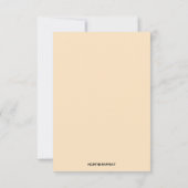 Save The Date Cœurs modifiables Vignes et Fleurs Romantique (Dos)