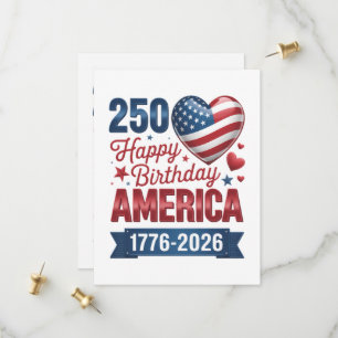 Save The Date Cœurs USA 1776 2026 4 juillet