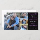 Save The Date Collage de photos Enregistrer la date (Devant / Derrière)