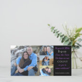 Save The Date Collage de photos Enregistrer la date (Debout devant)