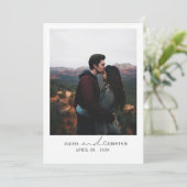 Save The Date Collage minimal photo unique moderne simple (Debout devant)