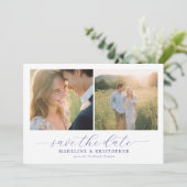 Save The Date Collage photo beige romantique (Debout devant)