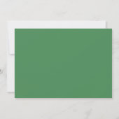Save The Date Collage photo de couleur vert olive rustique (Dos)